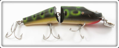 Vintage Creek Chub Frog Spot Jointed Striper Pikie Lure 6819