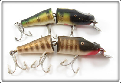 Creek Chub Perch & Pikie Scale Jointed Striper Pikie Pair