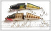 Creek Chub Perch & Pikie Scale Jointed Striper Pikie Pair