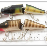 Creek Chub Perch & Pikie Scale Jointed Striper Pikie Pair