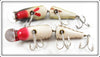 Creek Chub Perch & Pikie Scale Jointed Striper Pikie Pair