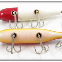 Creek Chub Red Head White & Rainbow Striper Pikie Pair
