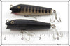 Creek Chub Black Scale & Solid Black Spinning Darter Pair