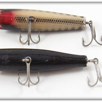 Creek Chub Black Scale & Solid Black Spinning Darter Pair