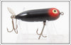 Vintage Heddon Uncatalogued Black Red Eye Shadow Baby Torpedo Lure