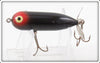 Heddon Uncatalogued Black With Red Eye Shadow Baby Torpedo