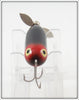 Heddon Uncatalogued Black With Red Eye Shadow Baby Torpedo