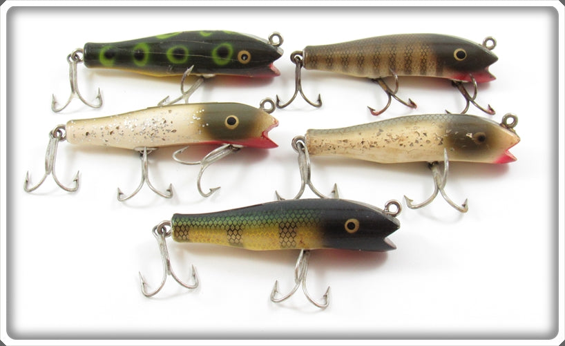 Creek Chub Concave Belly Midget Darter Lot Of Five Lures