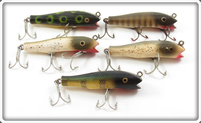 Creek Chub Concave Belly Midget Darter Lot Of Five Lures