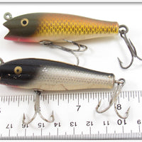 Creek Chub Golden Shiner & Silver Shiner Midget Darter Pair