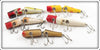 Creek Chub Jointed Darter Lot Of Five