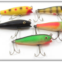 Creek Chub Midget Darter Lot Of Five Lures