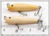 Creek Chub Pearl & Solid White Spinning Darter Pair