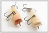 Creek Chub Pearl & Solid White Spinning Darter Pair