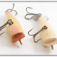 Creek Chub Pearl & Solid White Spinning Darter Pair