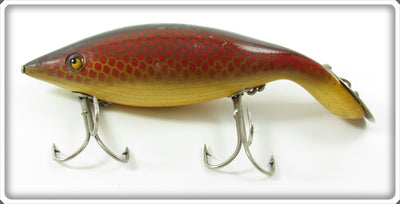 Vintage Heddon Red Scale Tadpolly 5009H Lure