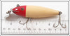 Creek Chub Red Head White Wiggler 102
