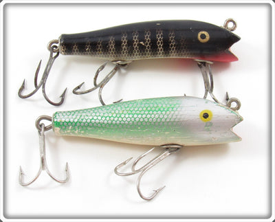 Creek Chub Shad Midget Darter & Black Scale Concave Belly Darter