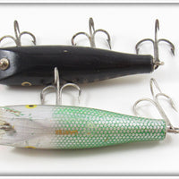 Creek Chub Shad Midget Darter & Black Scale Concave Belly Darter Pair