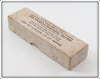 Go-Ite Manufacturing Co. Silver Water Plane Bait In Box