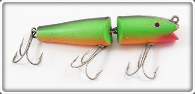 Vintage Creek Chub Fireplug Jointed Darter Lure 4932