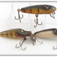 Shur Strike Baby Pikie & River Master Lot Of Three Lures