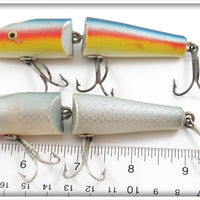 Creek Chub Rainbow & Mullet Or Shad Jointed Darter Pair
