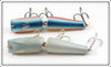 Creek Chub Rainbow & Mullet Or Shad Jointed Darter Pair