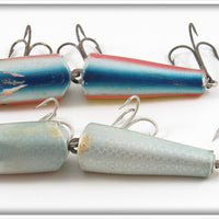 Creek Chub Rainbow & Mullet Or Shad Jointed Darter Pair