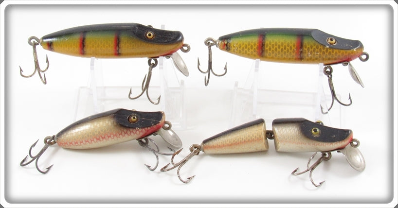 Shur Strike Perch & Redside River Master Lot Of Four Lures