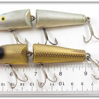Creek Chub Shad & Gold Scale Jointed Darter Pair