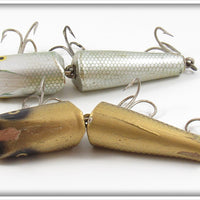 Creek Chub Shad & Gold Scale Jointed Darter Pair