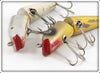 Creek Chub Shad & Gold Scale Jointed Darter Pair