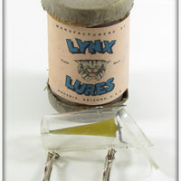 Vintage Lynx Lures Clear Pluger Joe Lure In Tube