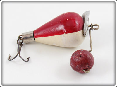 Vintage Water Witch Co Red & White Small Size Lake George Floater Lure