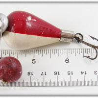 Water Witch Co Red & White Small Size Lake George Floater