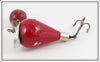 Water Witch Co Red & White Small Size Lake George Floater