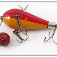 Water Witch Co Red, White & Yellow Lake George Floater Lure