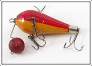 Water Witch Co Red, White & Yellow Lake George Floater Lure