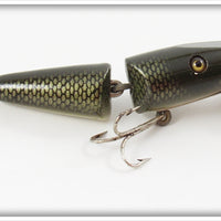 Vintage Shur Strike Green Scale Baby Jointed Pikie Lure