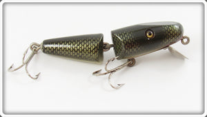 Vintage Shur Strike Green Scale Baby Jointed Pikie Lure