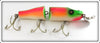 Creek Chub Rainbow Fire Jointed Striper Pikie In Box 6831