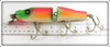 Creek Chub Rainbow Fire Jointed Striper Pikie In Box 6831