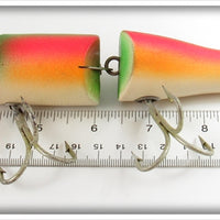 Creek Chub Rainbow Fire Jointed Striper Pikie In Box 6831