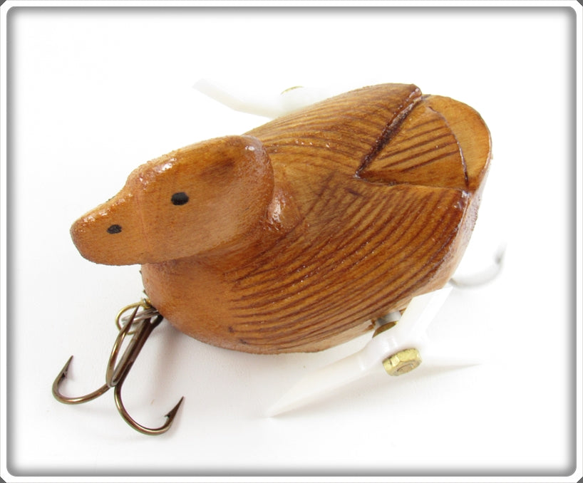 Vintage Chucky Duck Ltd Balsa Wood Chucky Duck Lure In Box For Sale