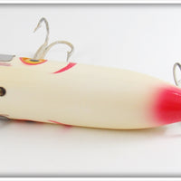 Mason Fish Lure Co White Red Gill Mason Deluxe Salmon Plug In Box