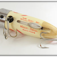 Mason Fish Lure Co White Red Gill Mason Deluxe Salmon Plug In Box