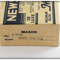 Mason Fish Lure Co White Red Gill Mason Deluxe Salmon Plug In Box