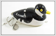 Vintage Bill Szabo Cree Duk Black & White Musky Duck Lure