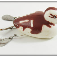 Vintage Bill Szabo Cree Duk Brown & White Duckling Lure